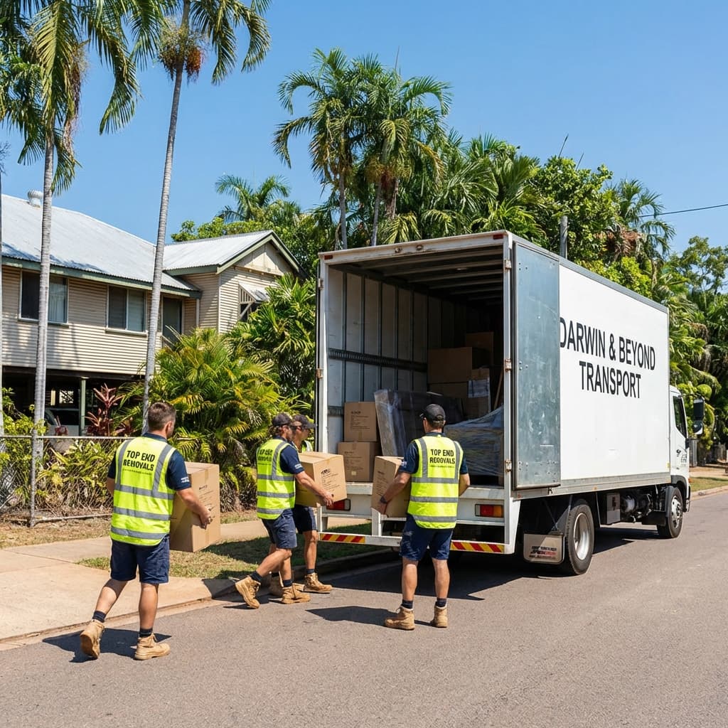 Rubbish and furniture removal in Darwin — local crew on the job
